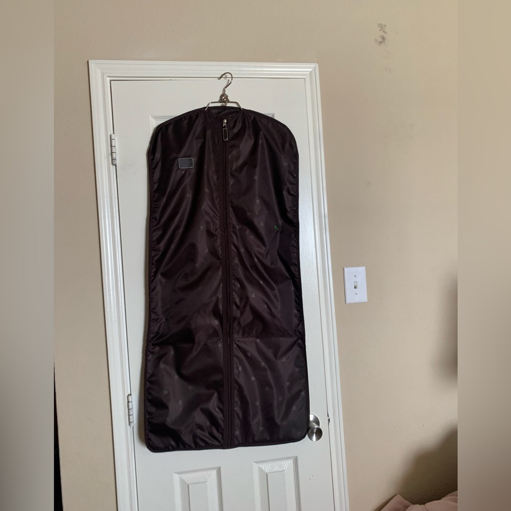 Matching Ralph Lauren suitcase and coat hanger bag